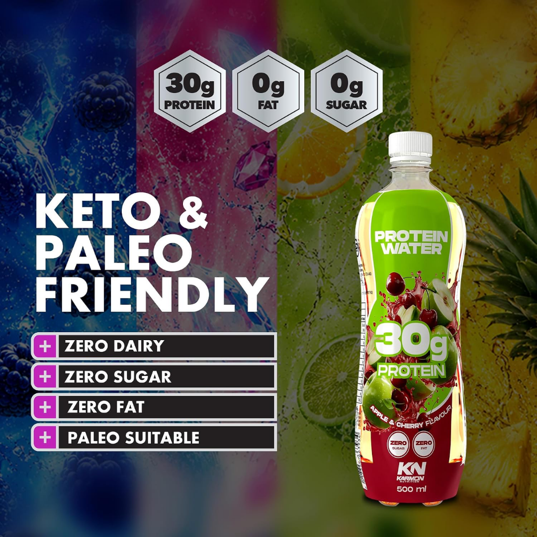 NXT Nutrition KN Protein Water 12x500ml Apple & Cherry