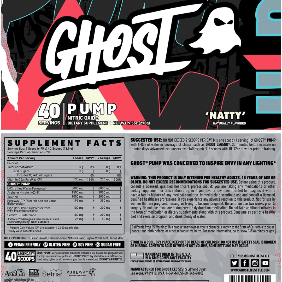 Ghost Pump V2 270g Natty