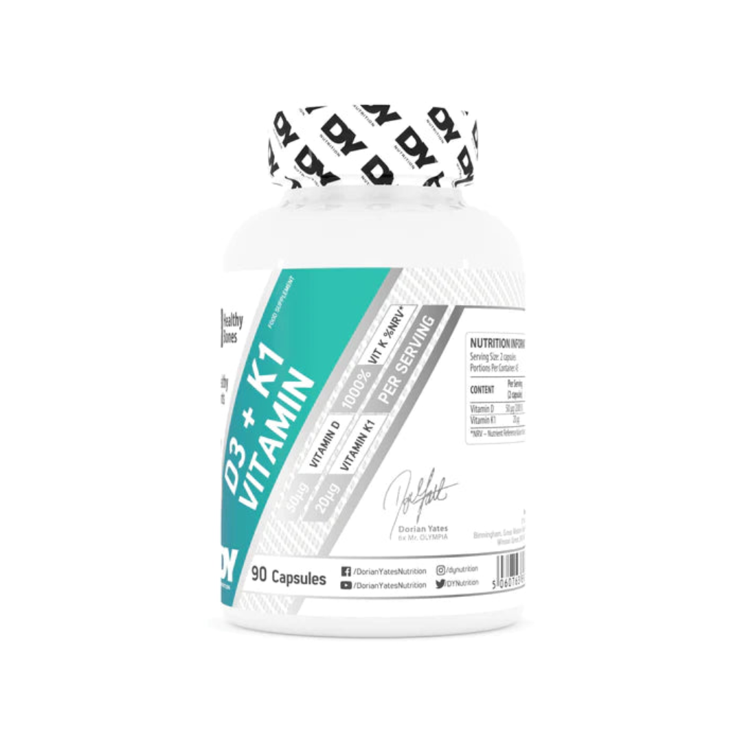 DY Nutrition D3 - K1 Vitamin 90 Tabs