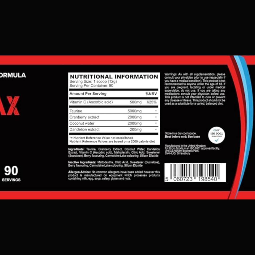Strom Sports HydraMAX 420g Lime Citrus