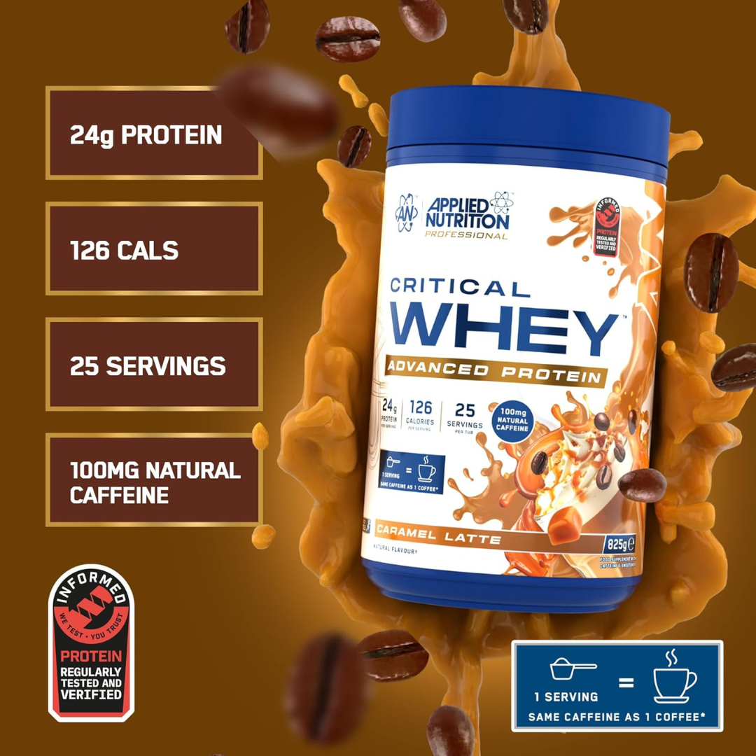 Applied Nutrition Critical Whey 825g Caramel Latte