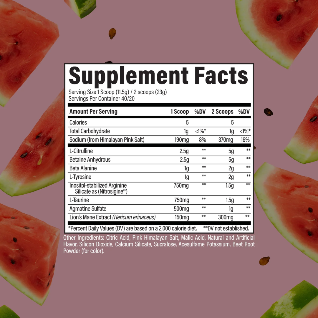 Raw Nutrition PUMP EU 480g Watermelon