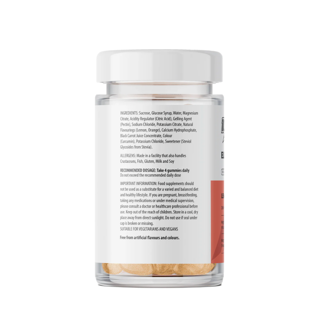 10X Athletic Electrolyte Gummies 60 Softgels Lemon + Orange