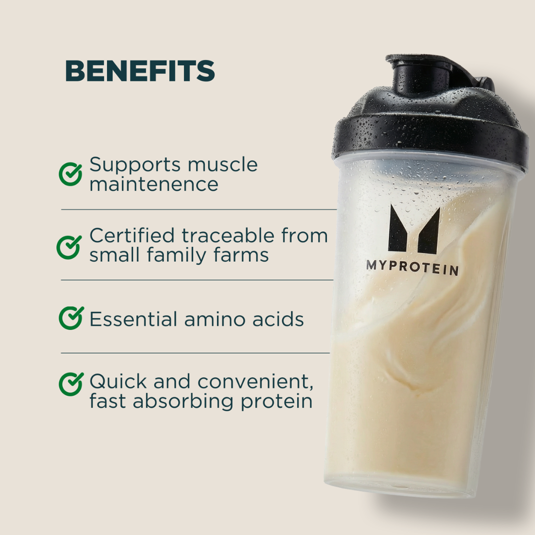 MyProtein Grass Fed Impact Whey Isolate Powder 1kg Vanilla Honey