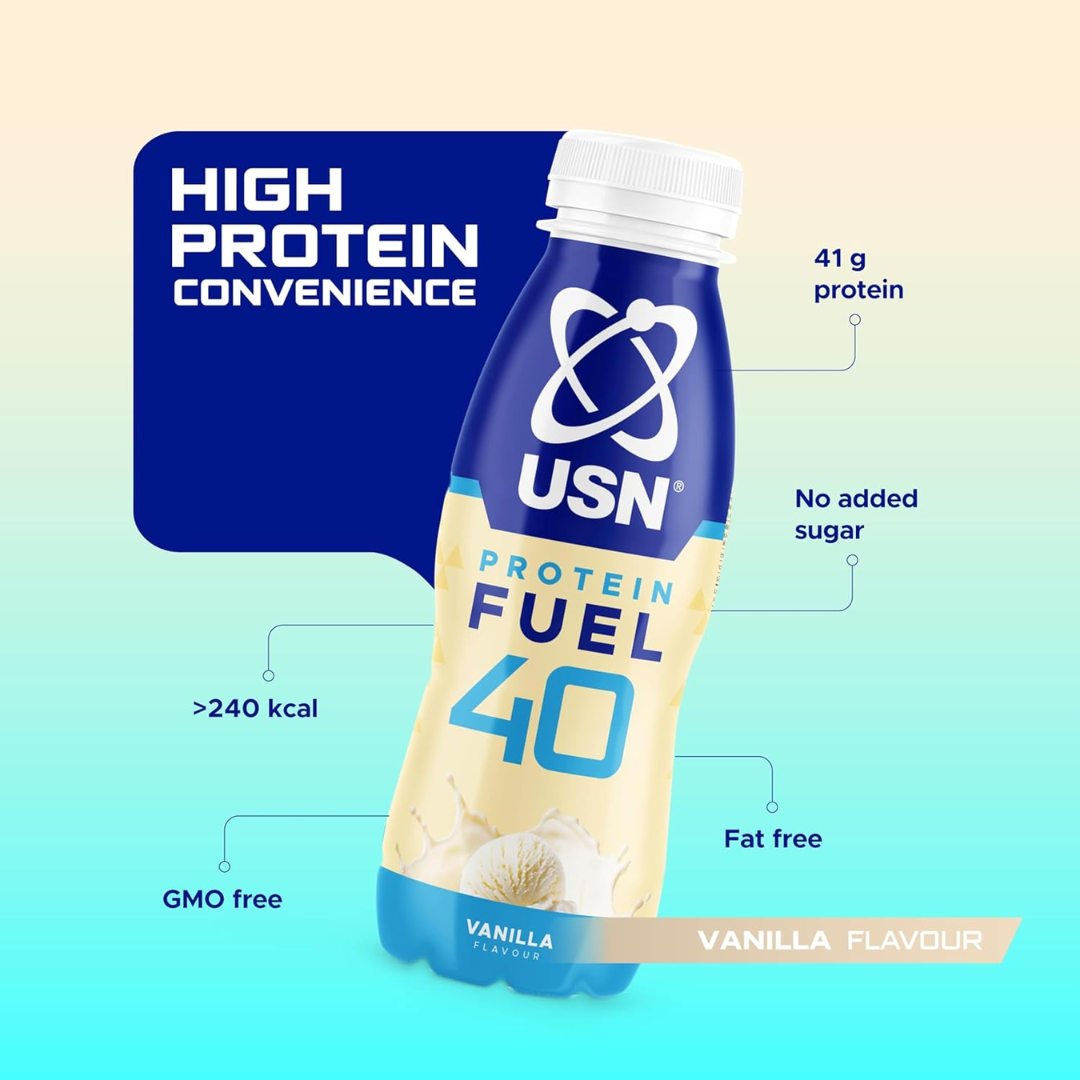 USN Protein Fuel 40 RTD 6x500ml Strawberry
