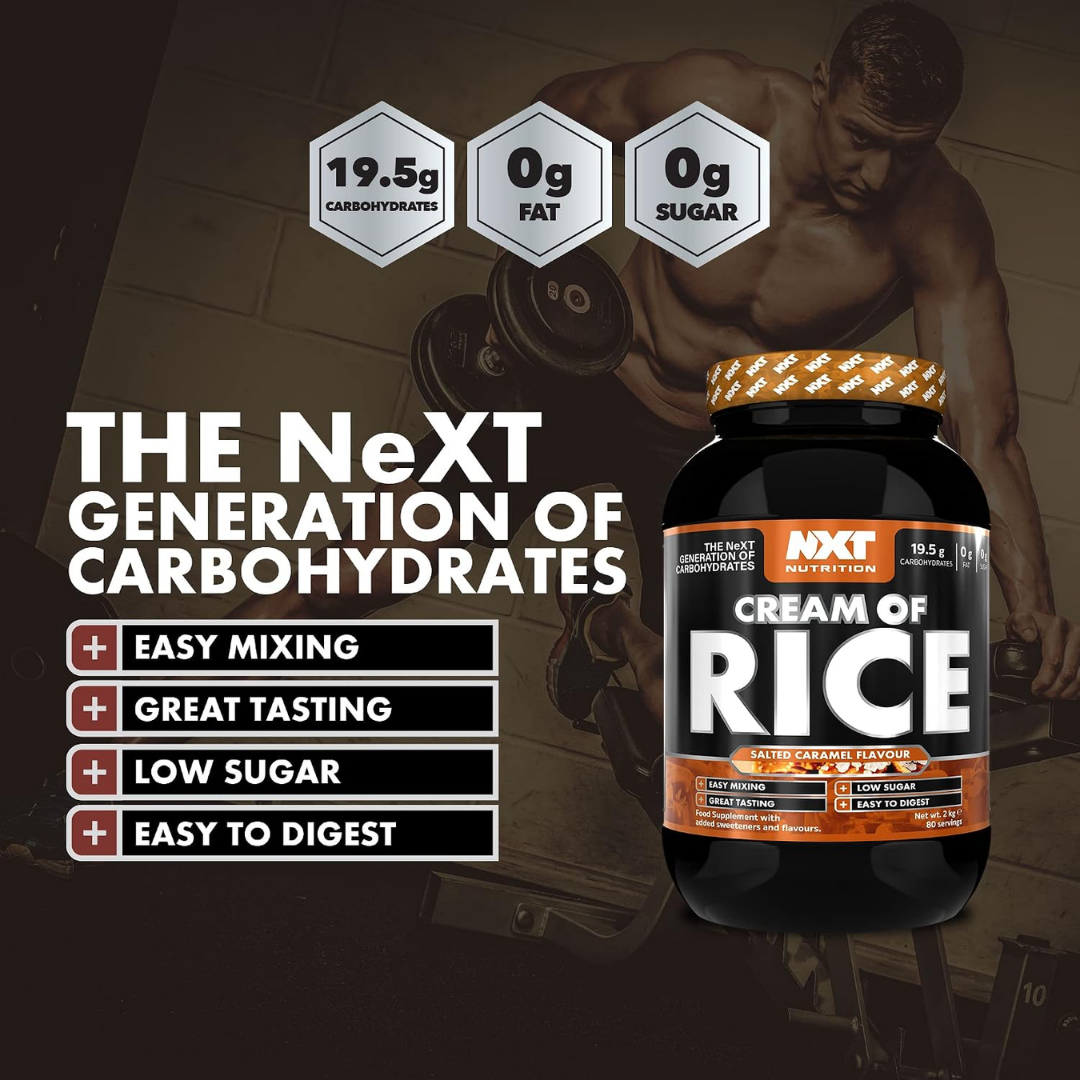 NXT Nutrition Cream of Rice 2kg Salted Caramel