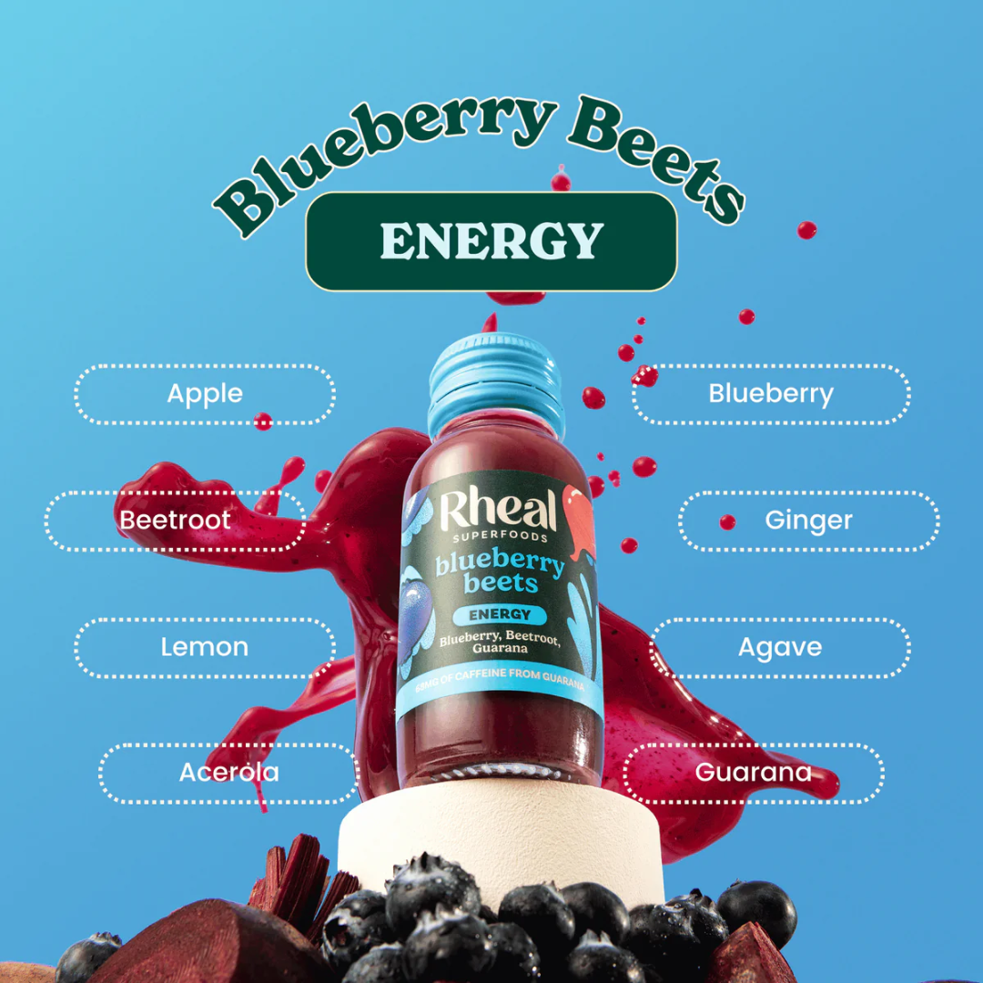 Rheal Superfood Blueberry Beets Energy Shot 14x60ml