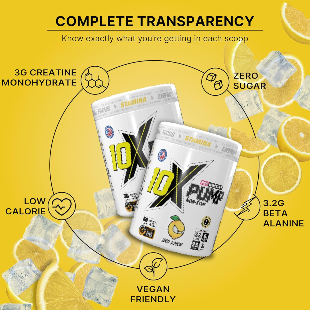 10X Athletic PUMP 600g Loco Limon