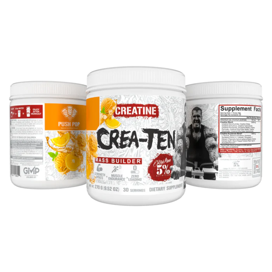 Rich Piana 5% Nutrition CREA-TEN Legendary Series 225g Push Pop