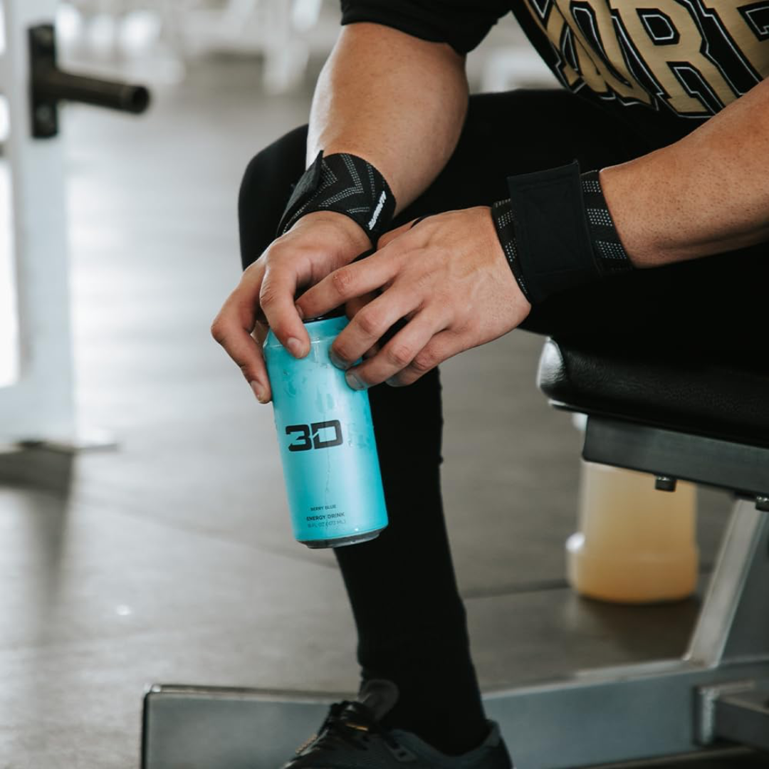 3D Energy Drink 24x473ml Blue - Berry Blue