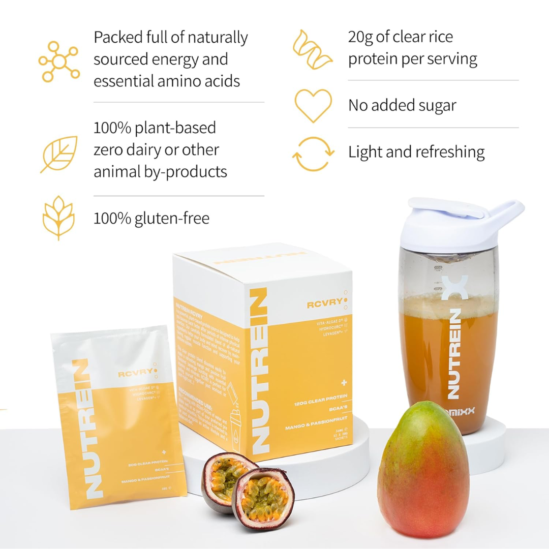 Nutrein RCVRY 12x30g Mango & Passionfruit