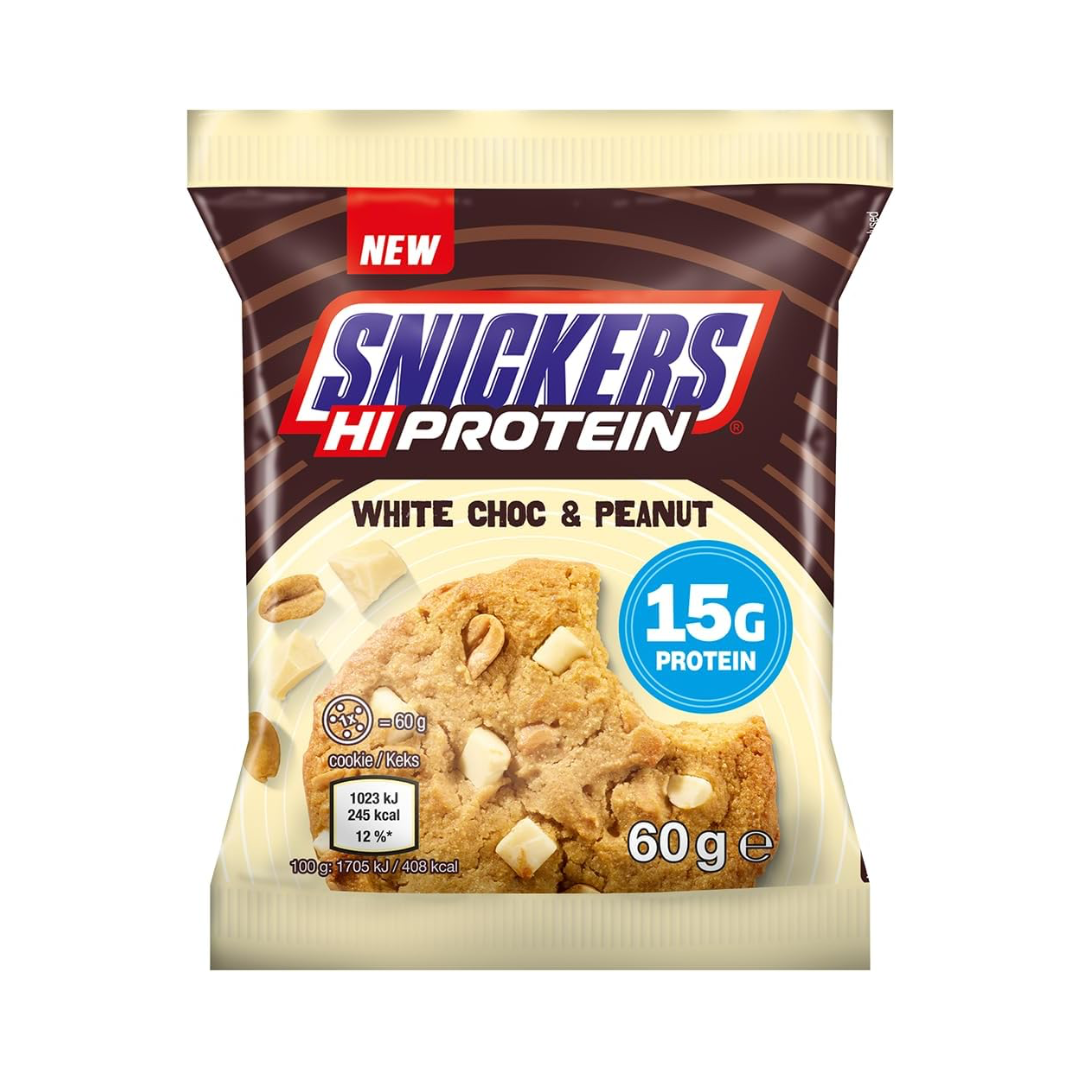 Snickers Protein Cookie 12x60g White Chocolate