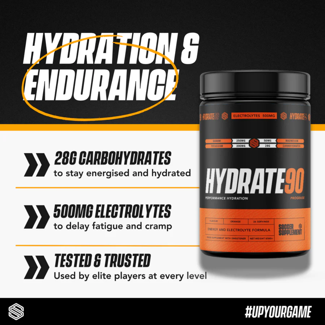 Soccer Supplement Hydrate90 858g Orange