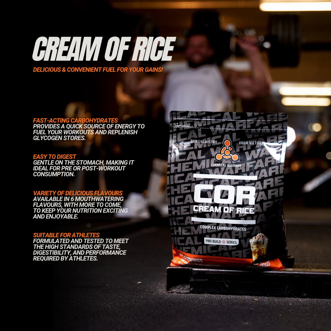 Chemical Warfare Cream Of Rice 2kg Golden Syrup Pancakes
