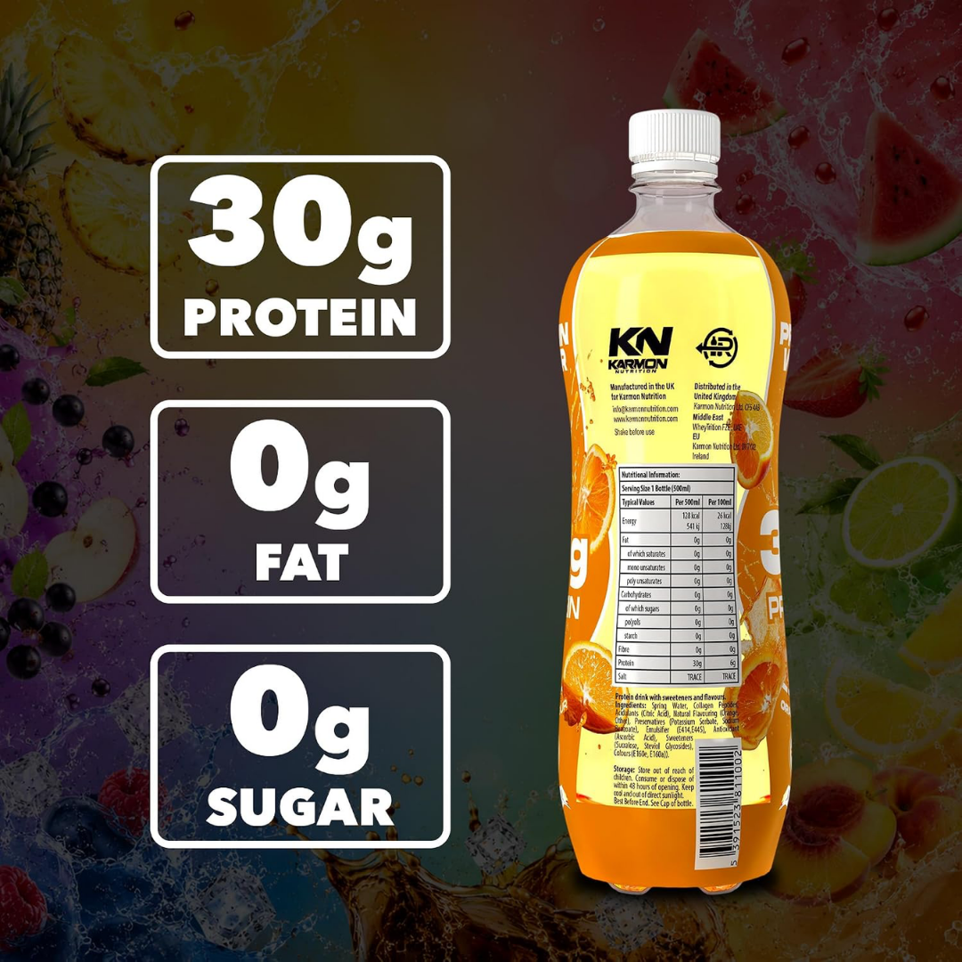 NXT Nutrition KN Protein Water 12x500ml Peach