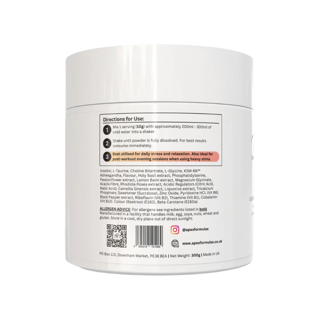 Apex Formulas Stress Recovery 300g Peach Iced Tea