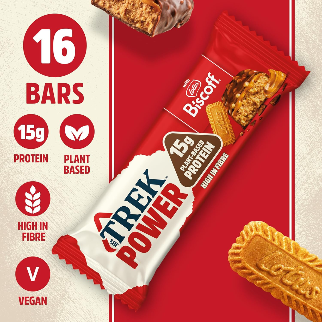 Trek Power Bar 16x55g Biscoff