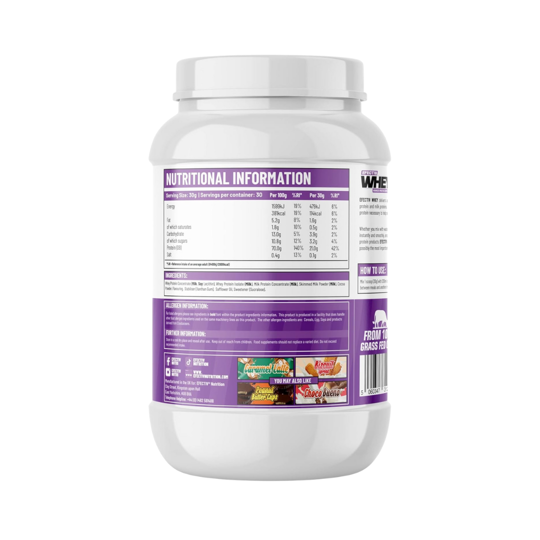 Efectiv Nutrition Whey 900g Milky Choc