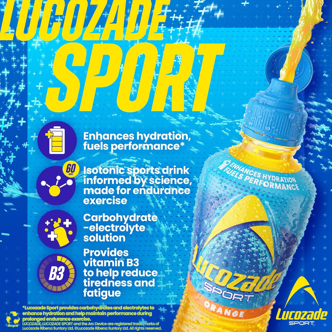 Lucozade Sport 12x500ml Orange