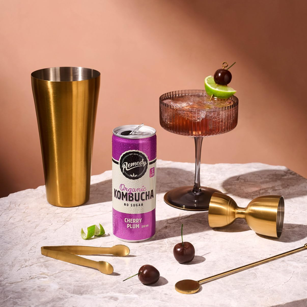 Remedy Kombucha 12x250ml Cherry Plumb