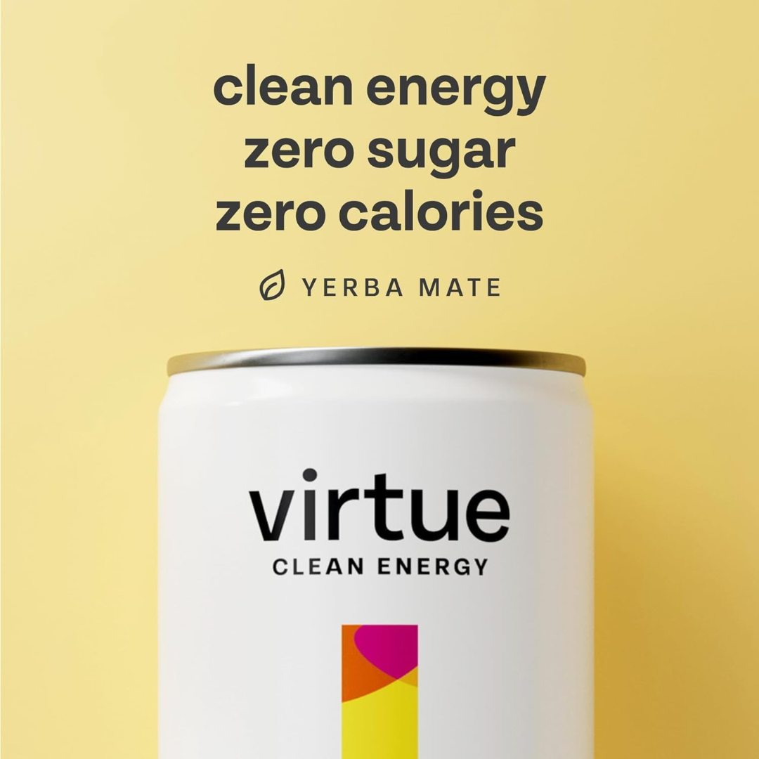 Virtue Clean Energy Yerba Mate 12x250ml Tropical