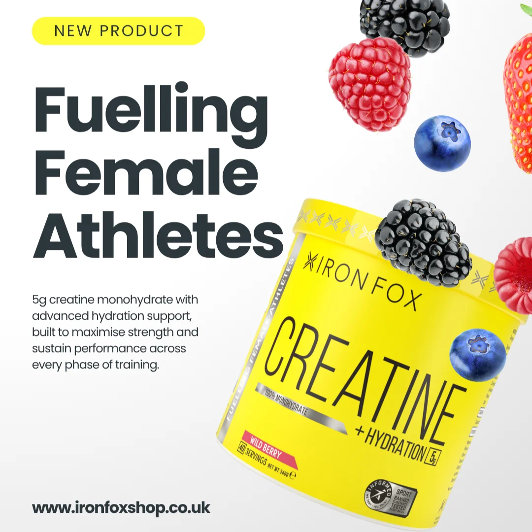 IRONFOX Creatine + Hydration 340g Wild Berry