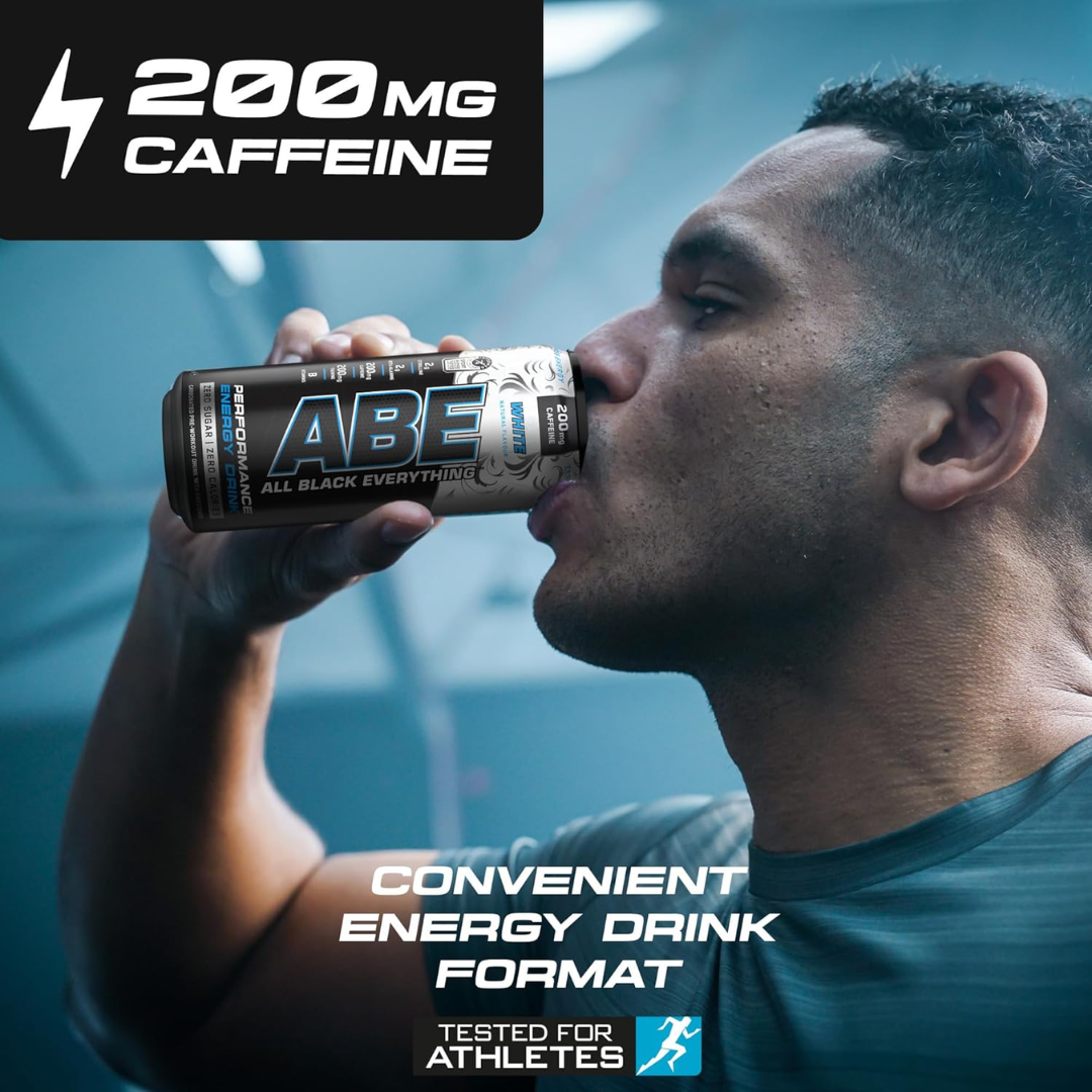 Applied Nutrition ABE (All Black Everything) Carbonated Can 12x330ml White
