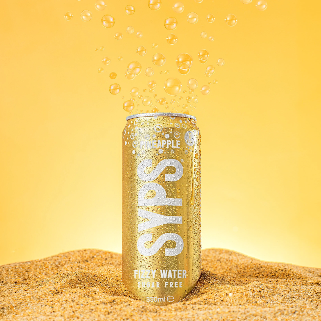 SYPS Fizzy Water 12x330ml Pineapple
