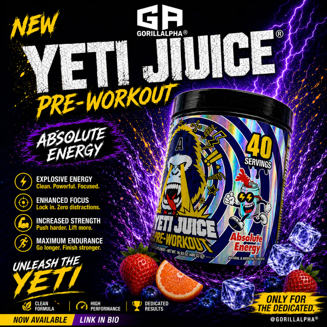 Gorillalpha Yeti Juice 480g Absolute Energy