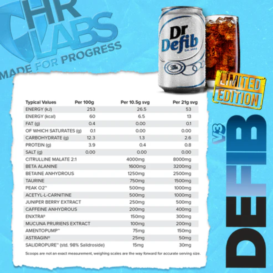 HR Labs Defib V3 Limited Edition 420g Dr Defib