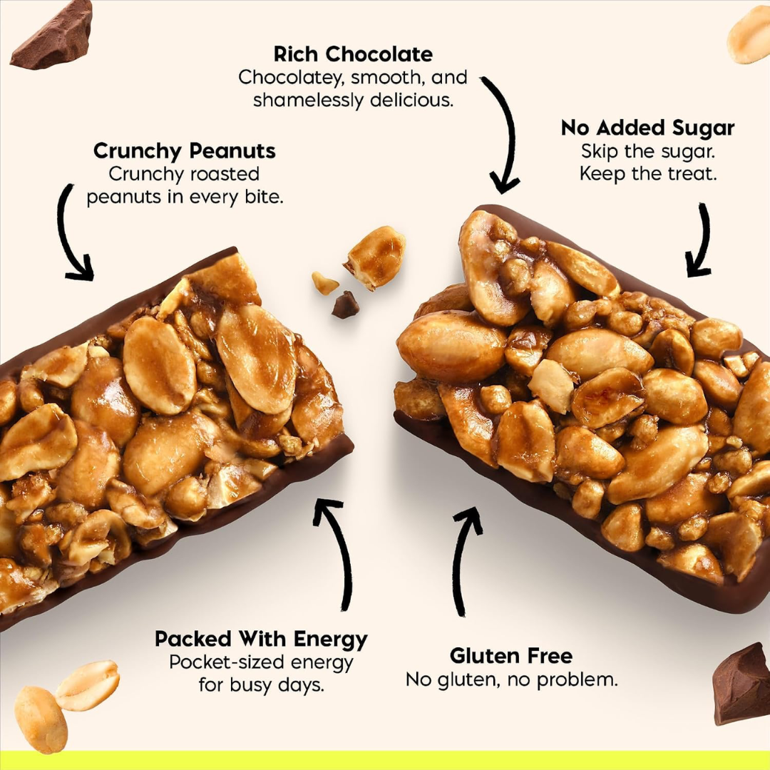 NICK'S Nut Bar 12x40g Peanut Crunch