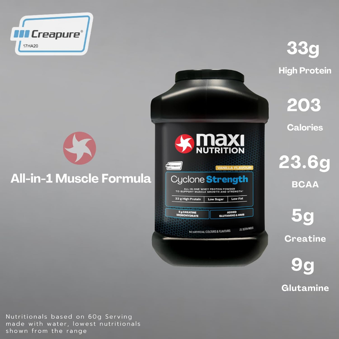 MaxiNutrition Cyclone Powder 1260g - Vanilla