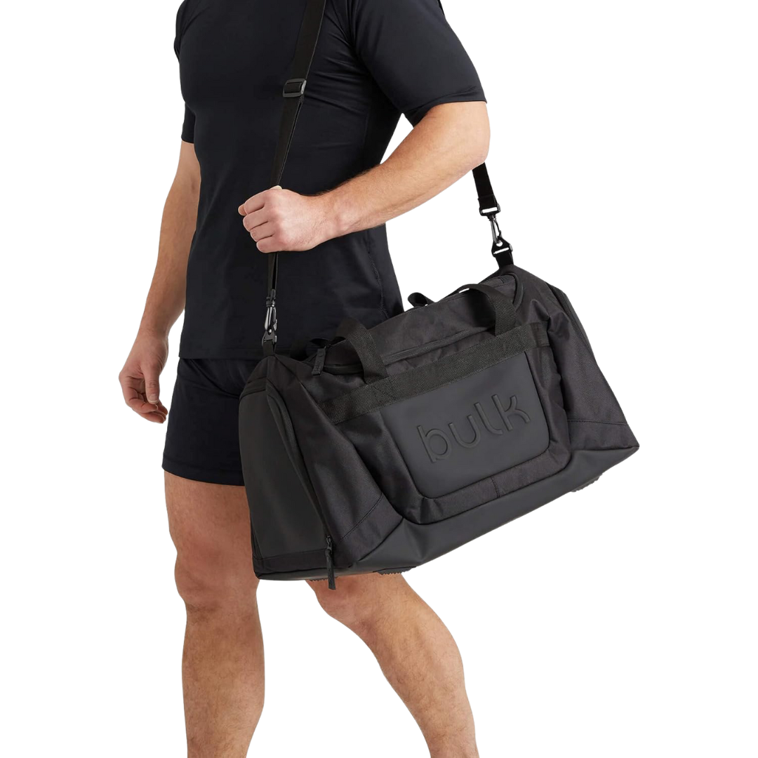 Bulk Everyday Gym Bag H30cm x W55cm x D32cm Black