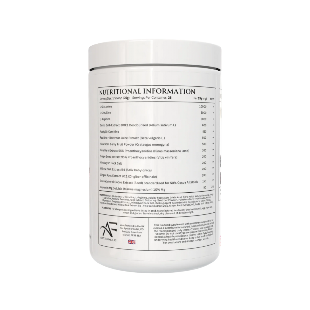 Apex Formulas Apex Pump 625g Raspberry Rush
