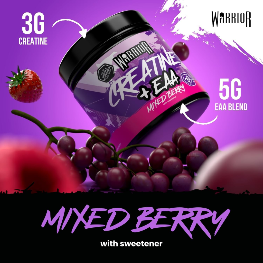 Warrior Creatine Plus EAA 270g Mixed Berry