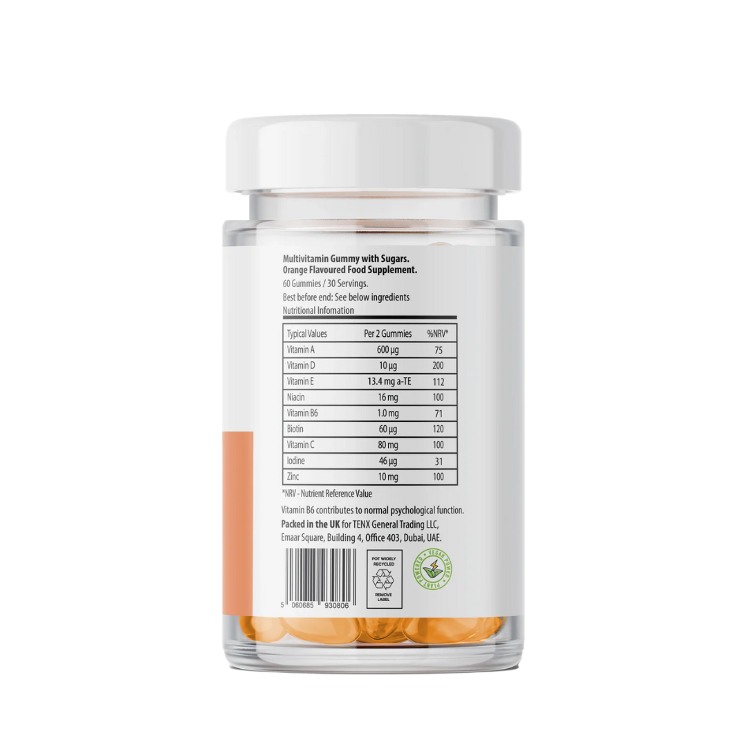 10X Athletic MultiVitamin Gummies 60 Softgels Blood Orange