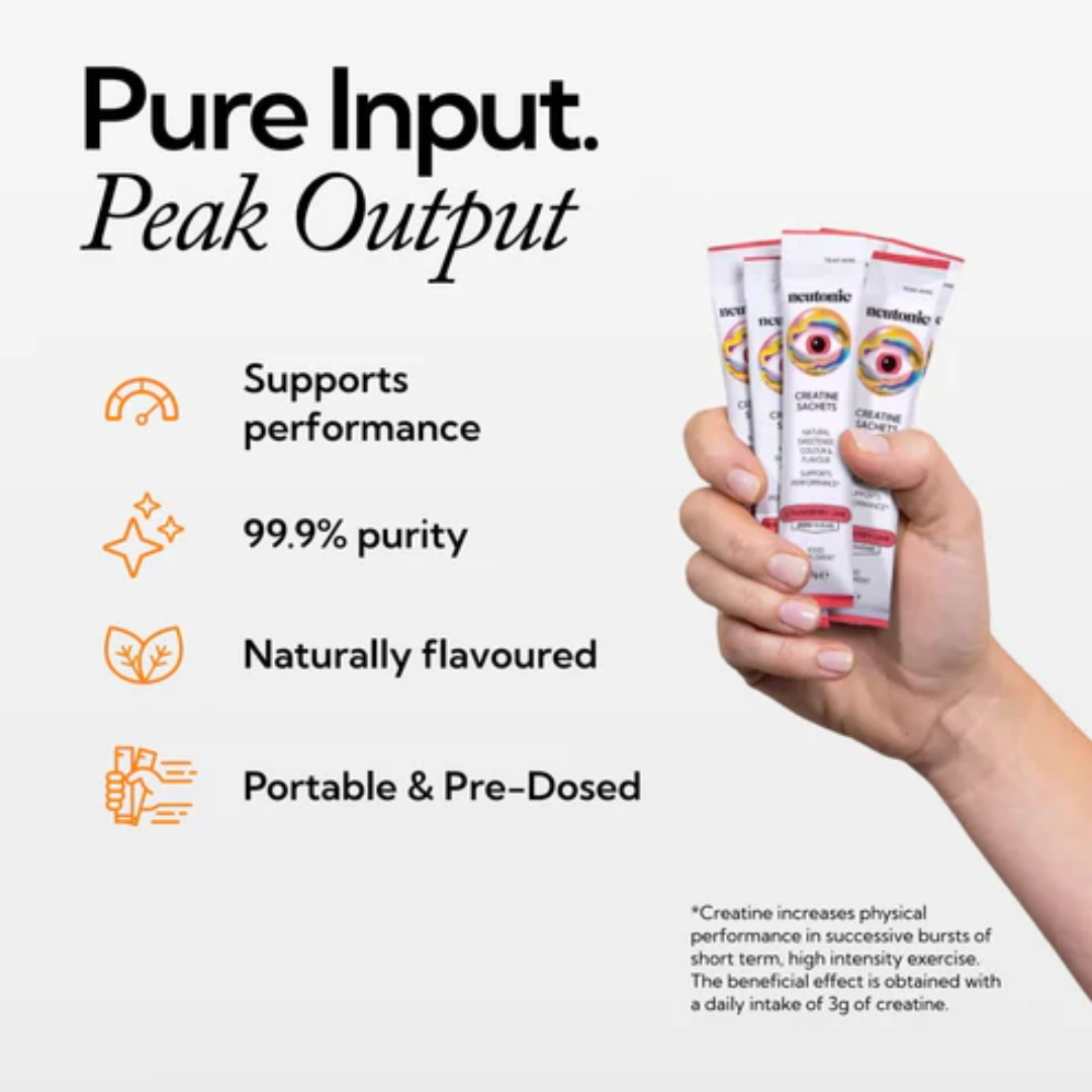 Neutonic Creatine 30 Sachets Strawberry Lime