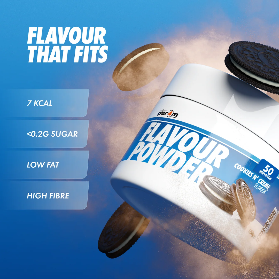 Per4m Flavour Powders 150g Raspberry White Chocolate