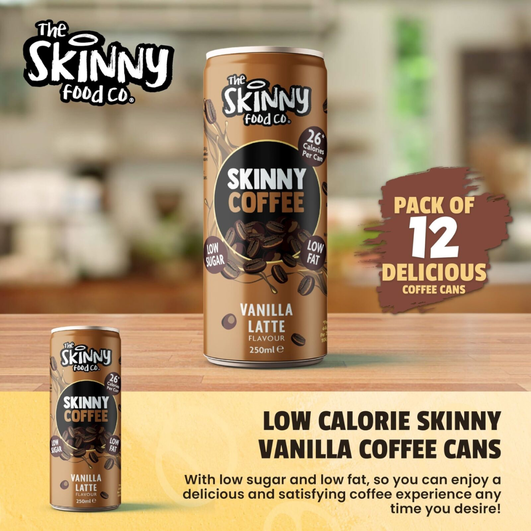 The Skinny Food Co Skinny Coffee 12x250ml Vanilla Latte