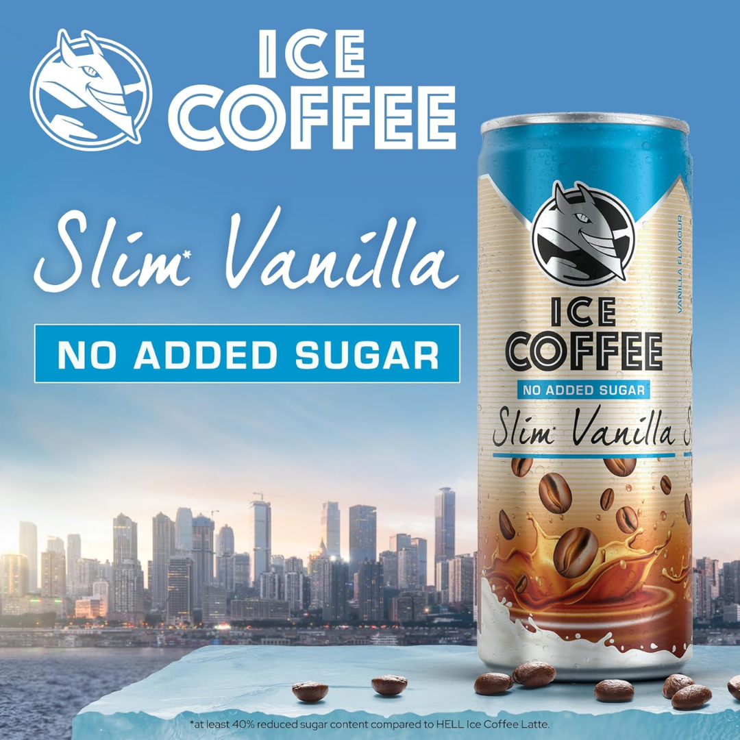 Hell Energy HELL Ice Coffee 24x250ml Slim Vanilla