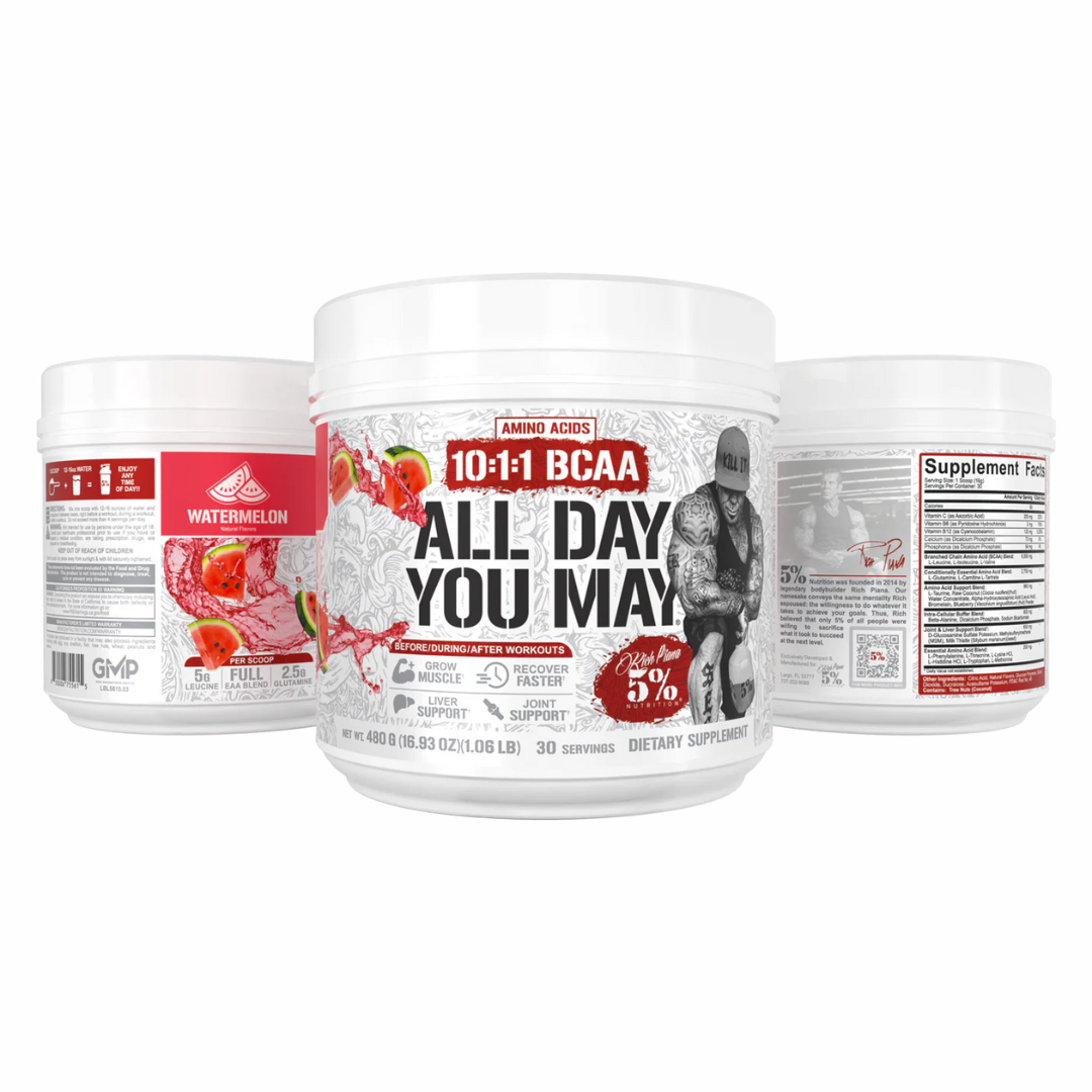 Rich Piana 5% Nutrition All Day You May Legendary Series 465g Watermelon