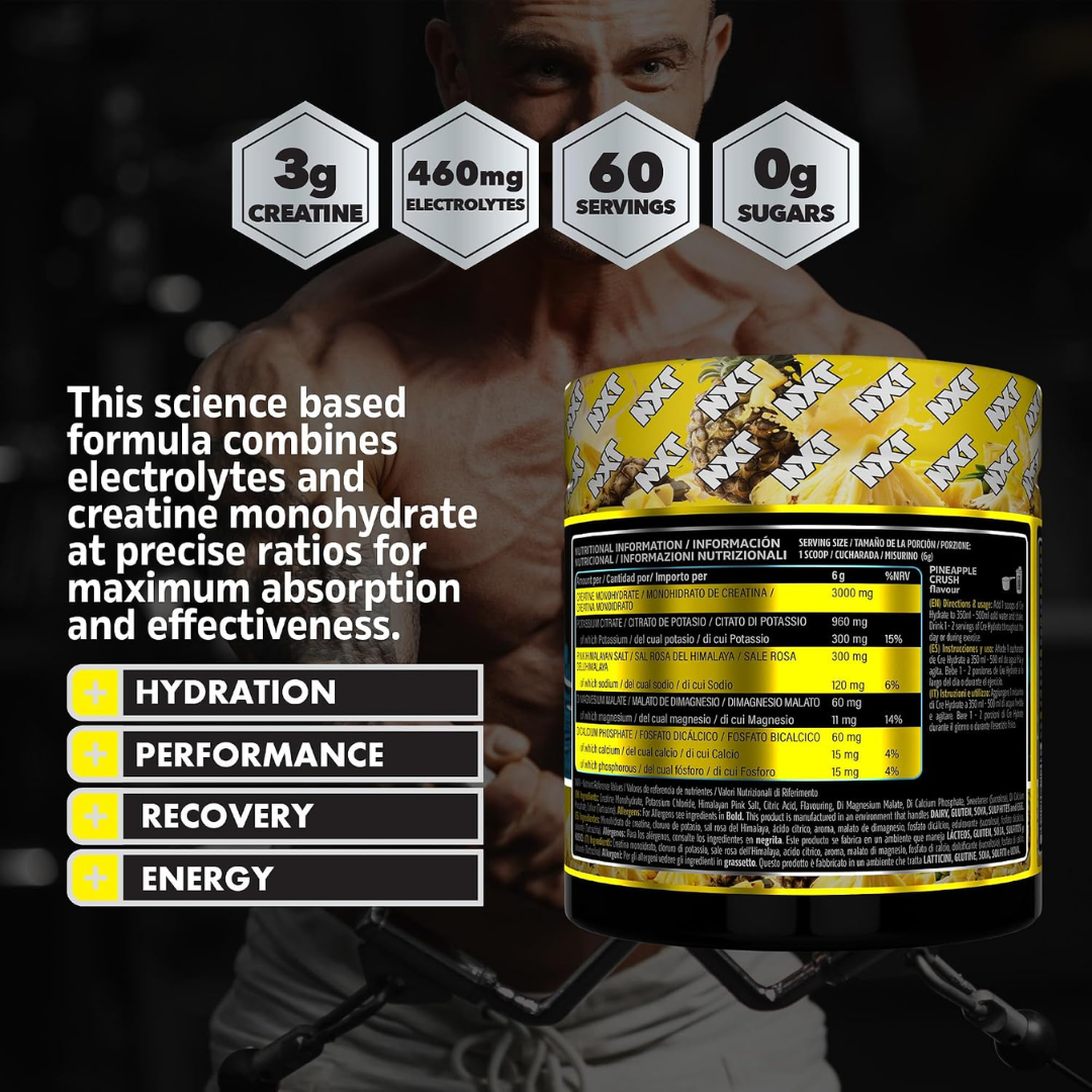 NXT Nutrition CRE Hydrate 360g Pineapple