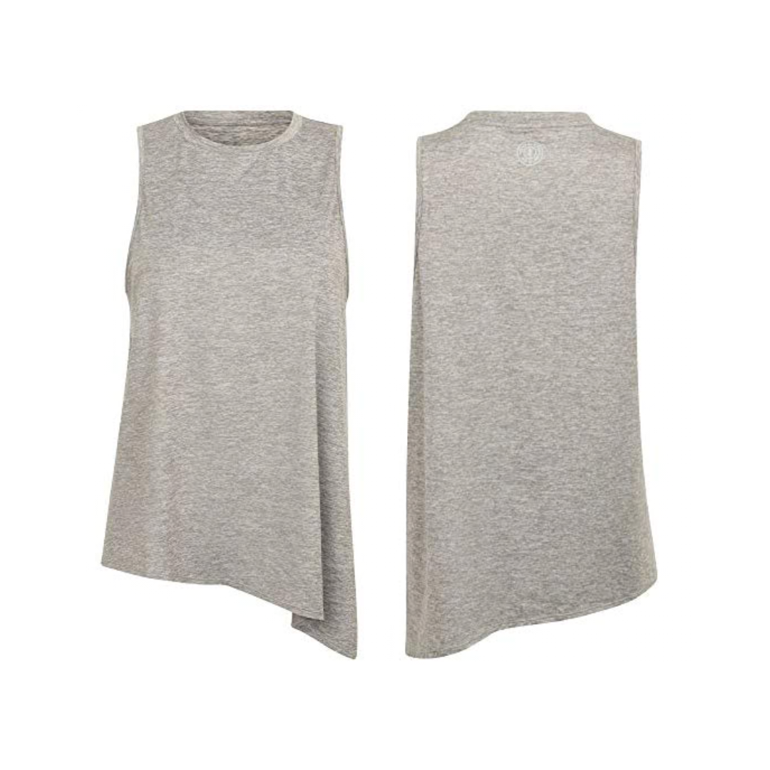 Golds Gym Ladies Angled Vest S Grey