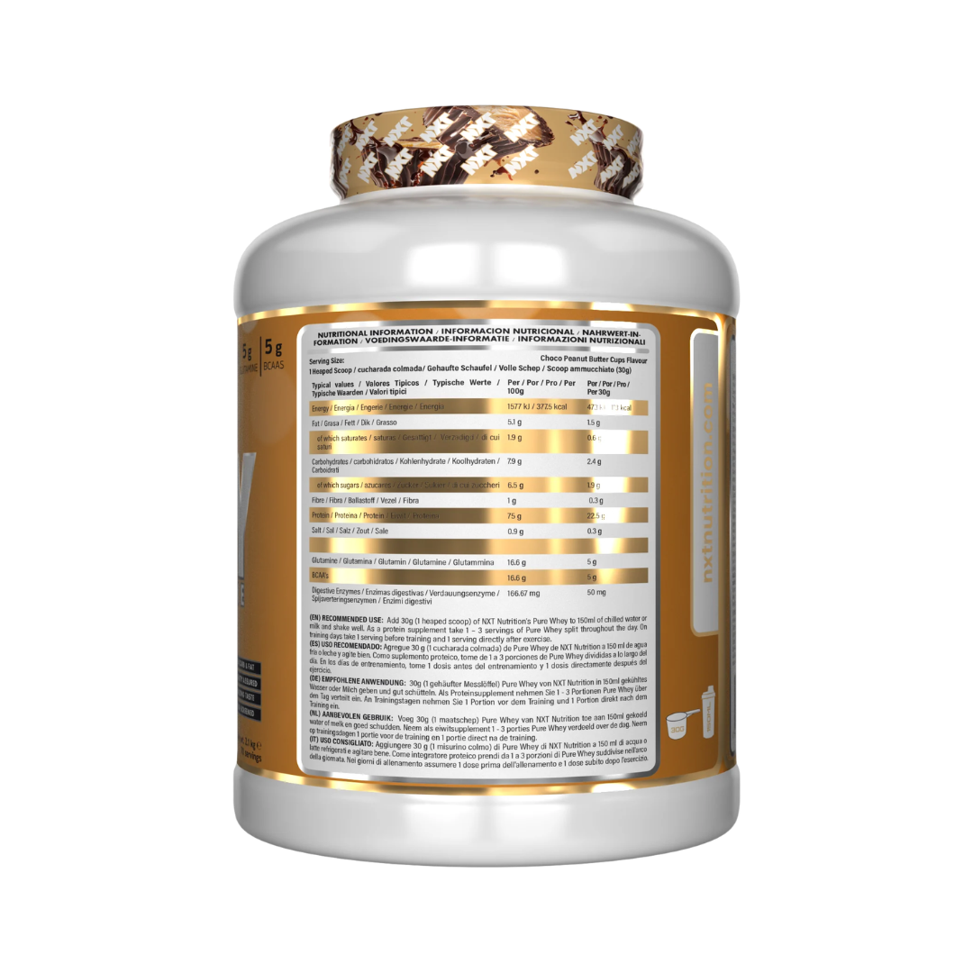 NXT Nutrition Pure Whey Deluxe 2.1kg Choco Peanut Butter Cups