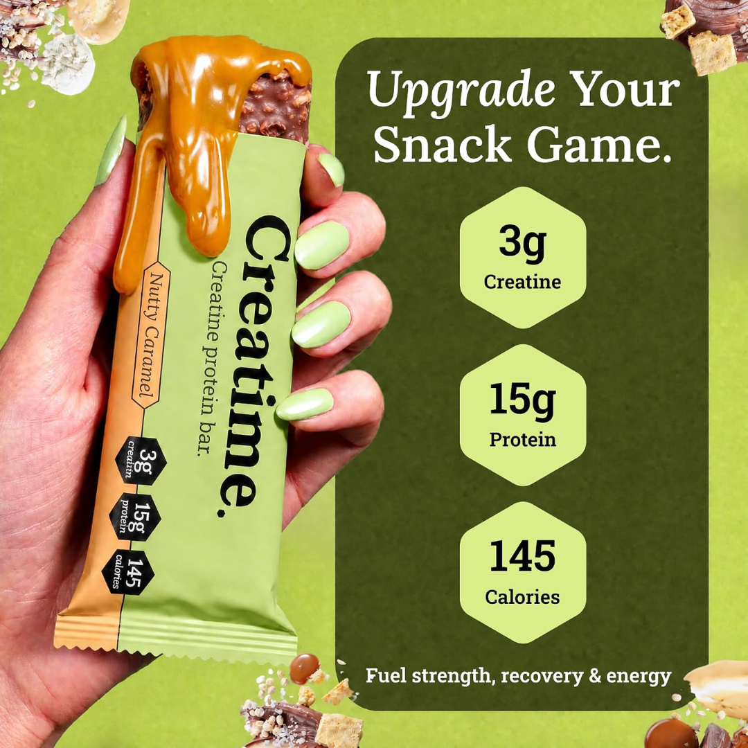 Creatime Creatine Protein Bar 12x50g Nutty Caramel