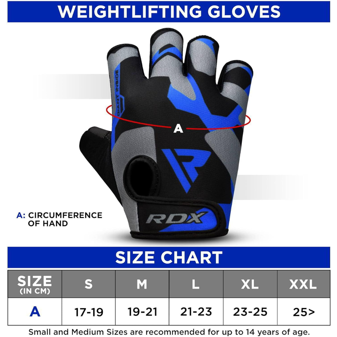 RDX Gym Gloves Sumblimation F6 M Blue