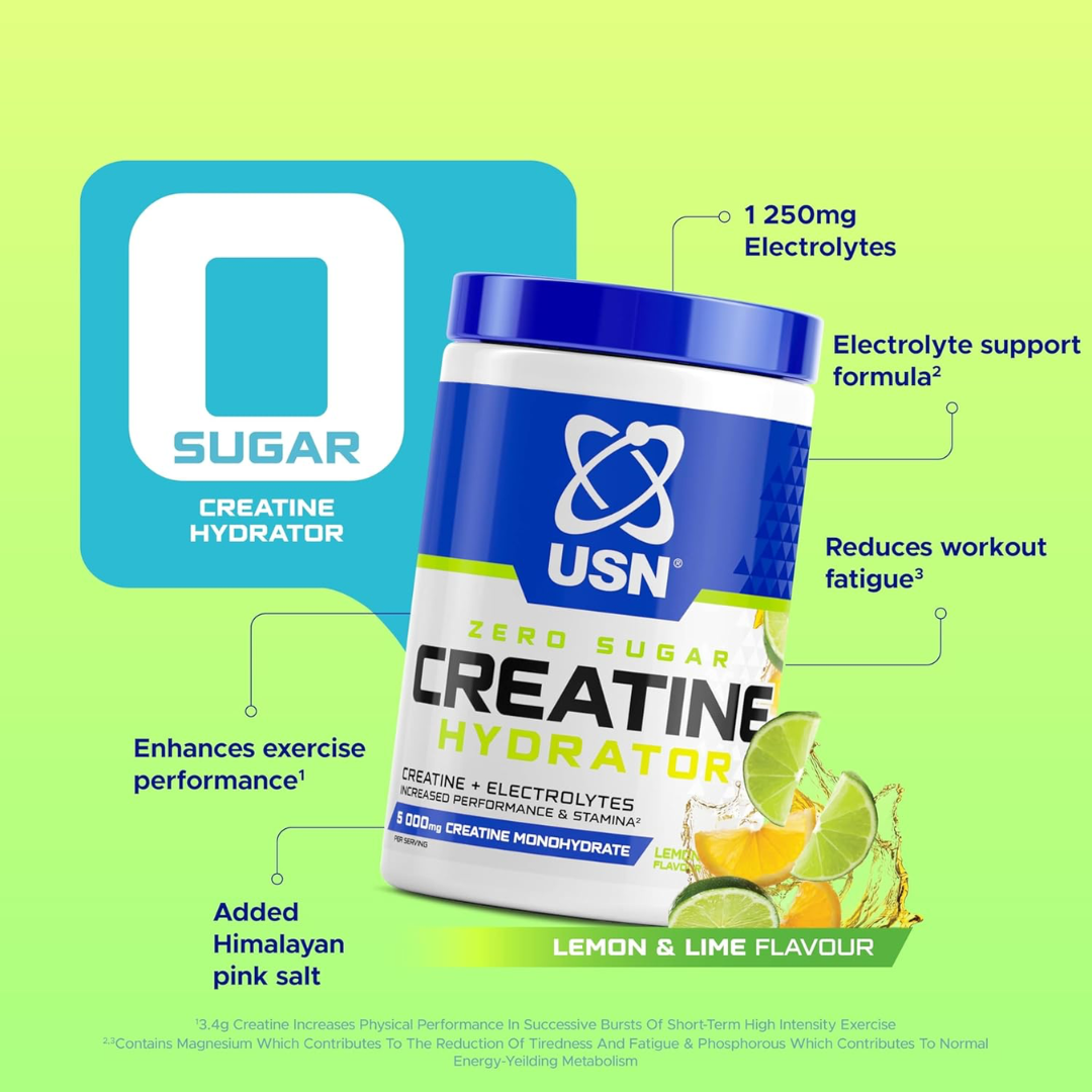 USN Creatine Hydrator 330g Lemon & Lime