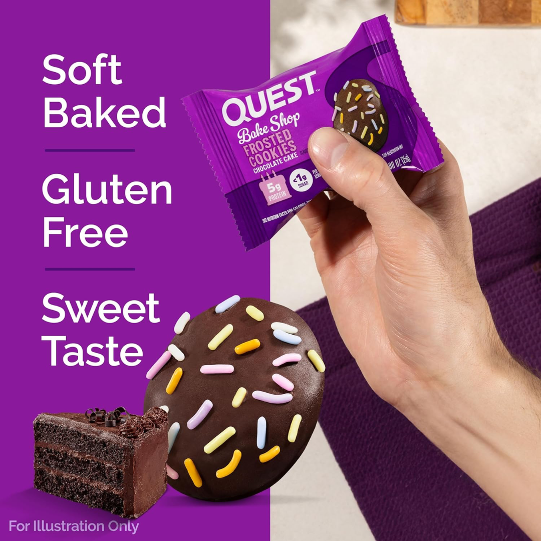 Quest Nutrition Frosted Cookies 8x25g Chocolate Cake