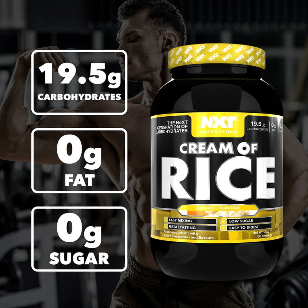 NXT Nutrition Cream of Rice 2kg Banoffee