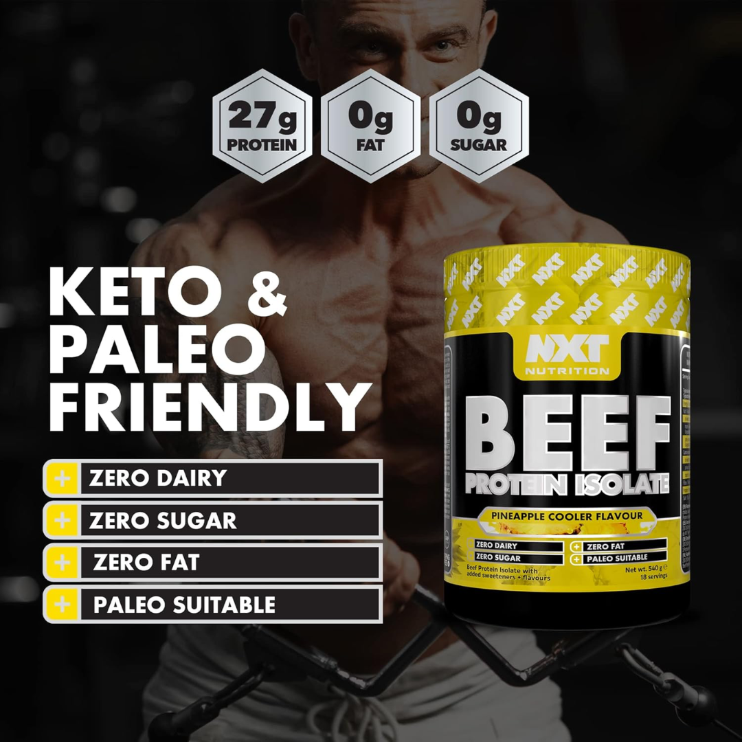 NXT Nutrition Beef Protein Isolate 540g Pina Colada